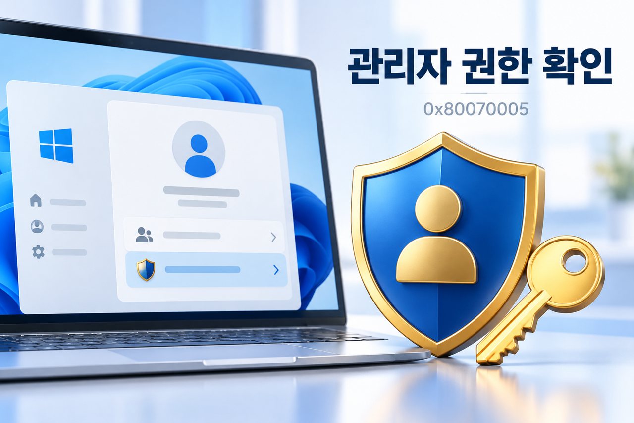 관리자 권한 확인