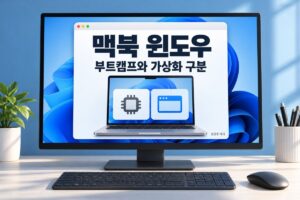 맥북 윈도우 부트캠프와 가상화 구분