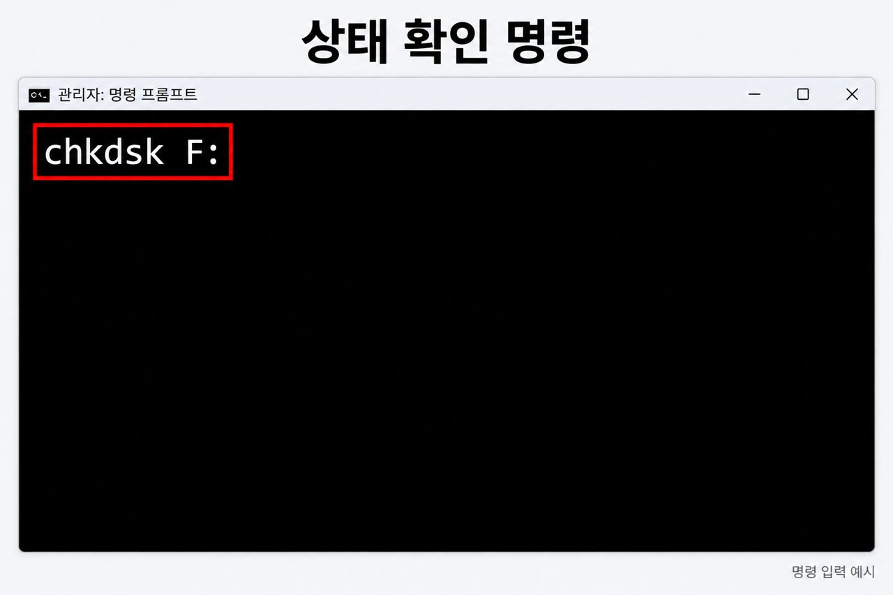 상태 확인 명령
