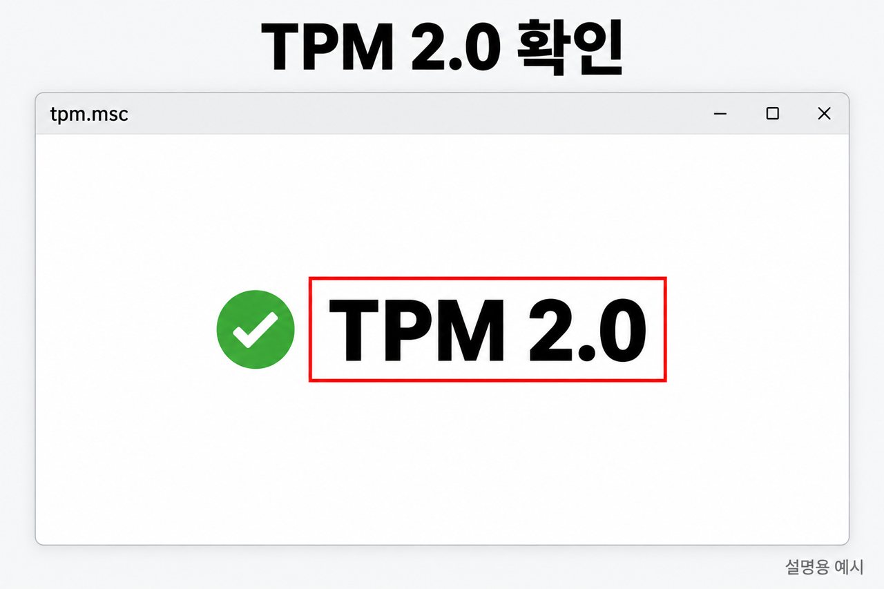 TPM 2.0 확인