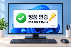 정품 인증 DSP FPP ESD 차이